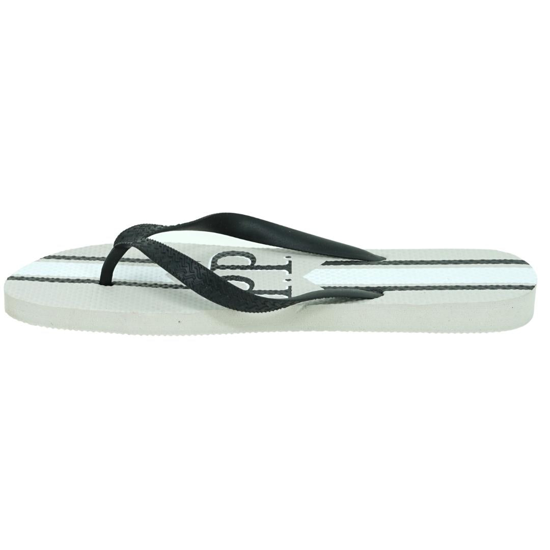 Philipp Plein Pp Logo Grey Flip Flops IMPS903 94 41
