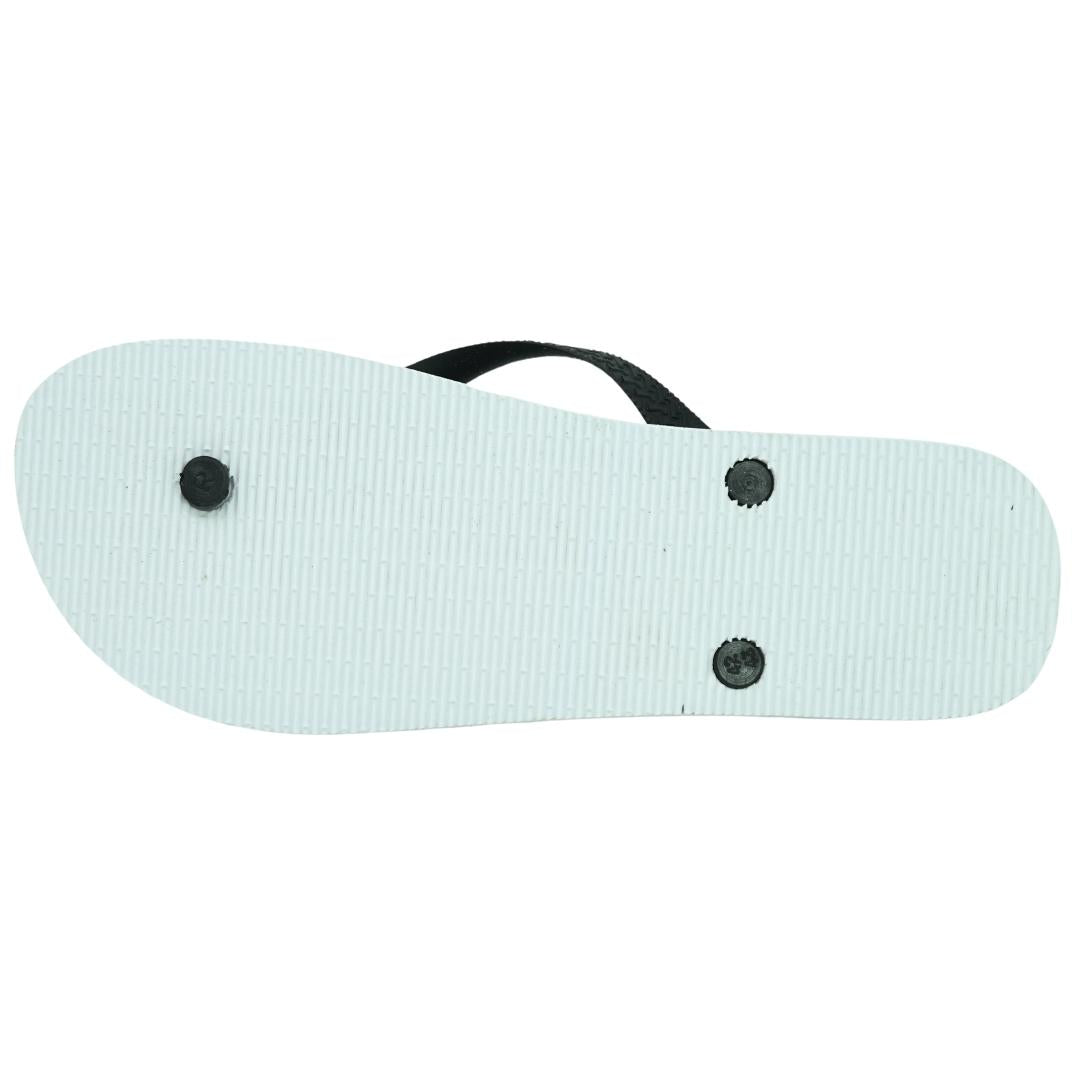 Philipp Plein Brand Logo White Flip Flops IMPS904 01B 41