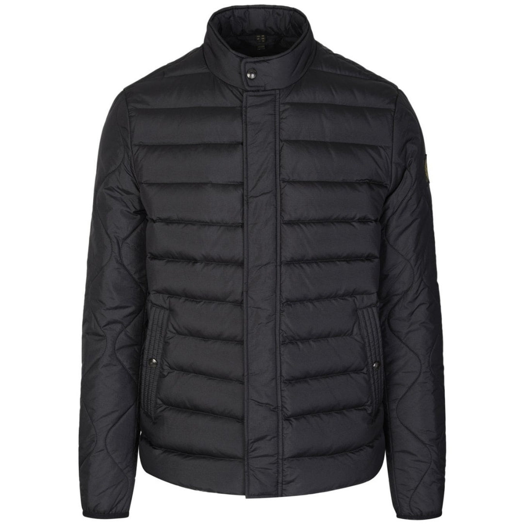 Belstaff Insulator Black Hooded Down Jacket Insulator Black