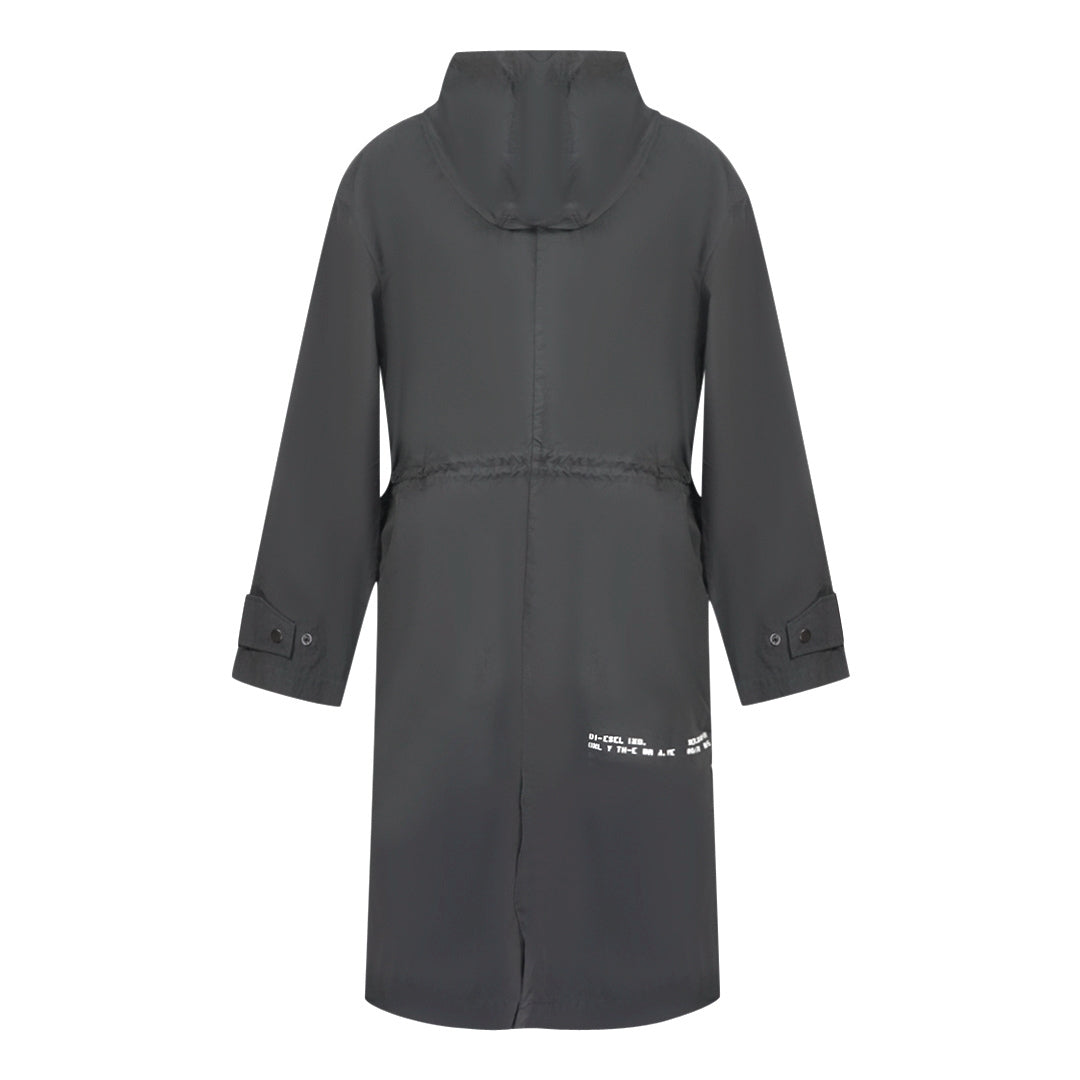 Diesel J-Lui Long Black Jacket J-Lui 9XX