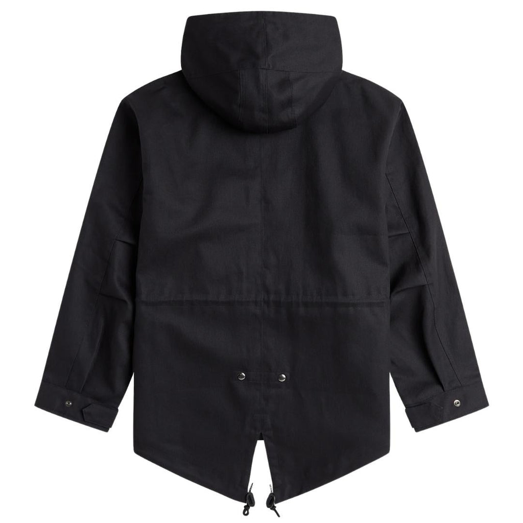 Fred Perry Heavy Twill Black Parka Jacket J1541 102