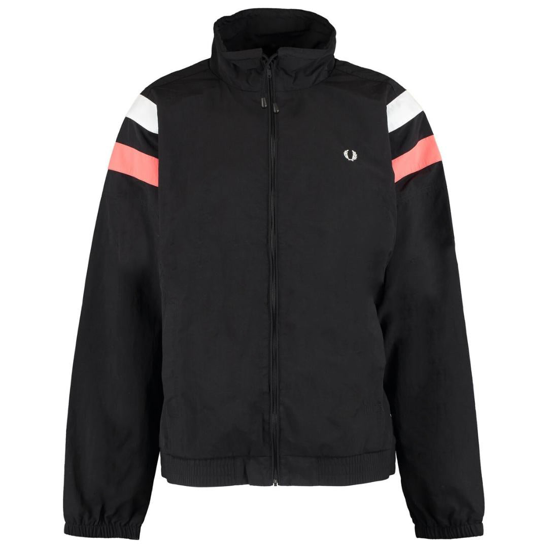 Fred Perry Colourblock Shell Black Jacket J2524 184