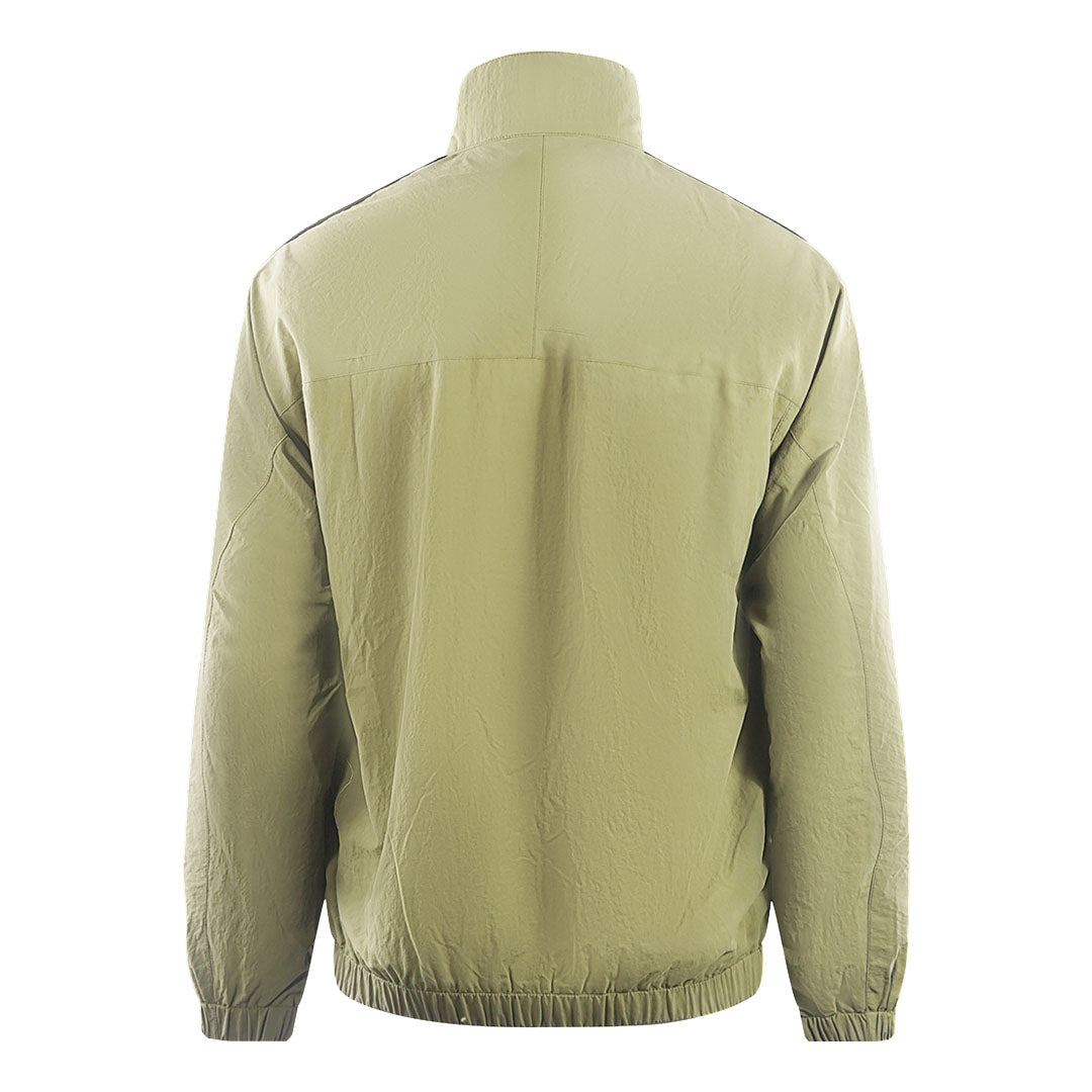 Fred Perry Tonal Taped Military Green Track Jacket J3552 B57