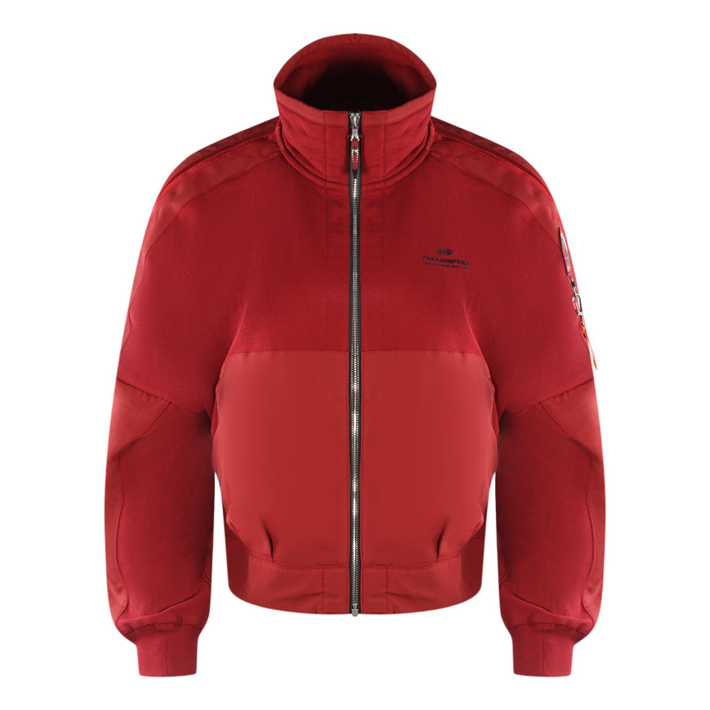 Parajumpers Jadie Rio Red Zip Up Jumper Jadie 0310