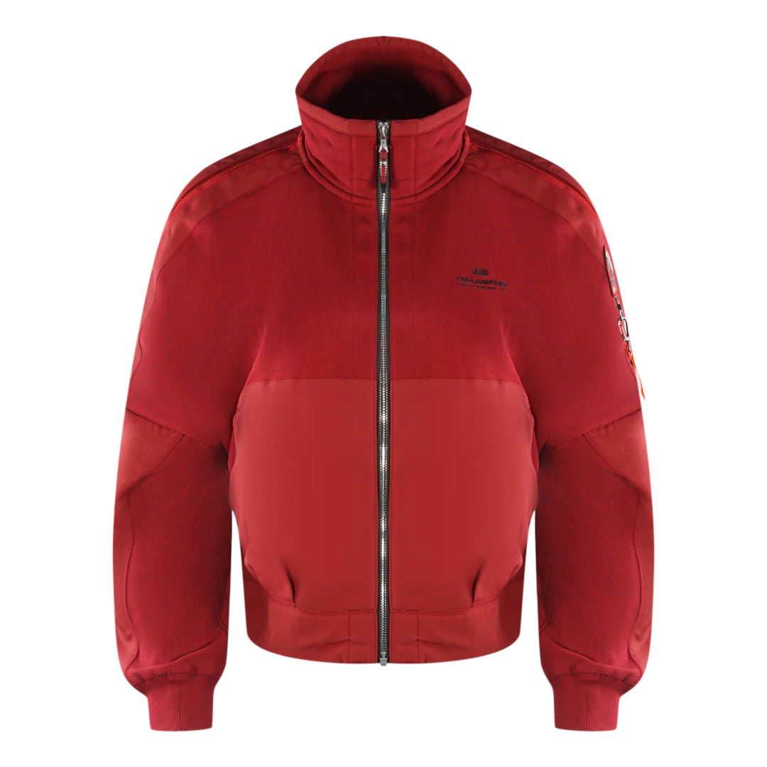 Parajumpers Jadie Rio Red Zip Up Jumper Jadie 0310