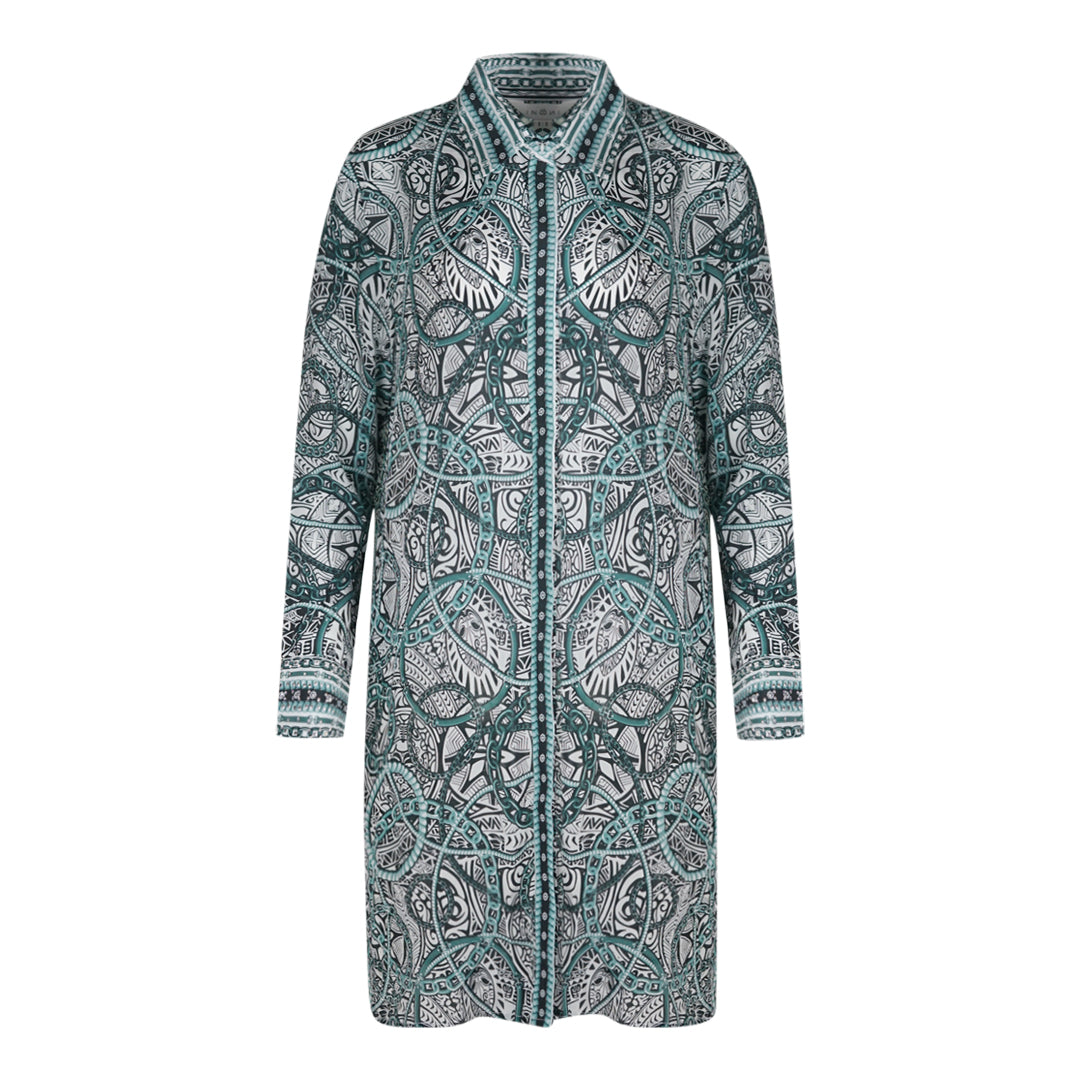 Inoa Jafari 1202111 Green Shirt Dress Jafari 1202111 Shirt Dress