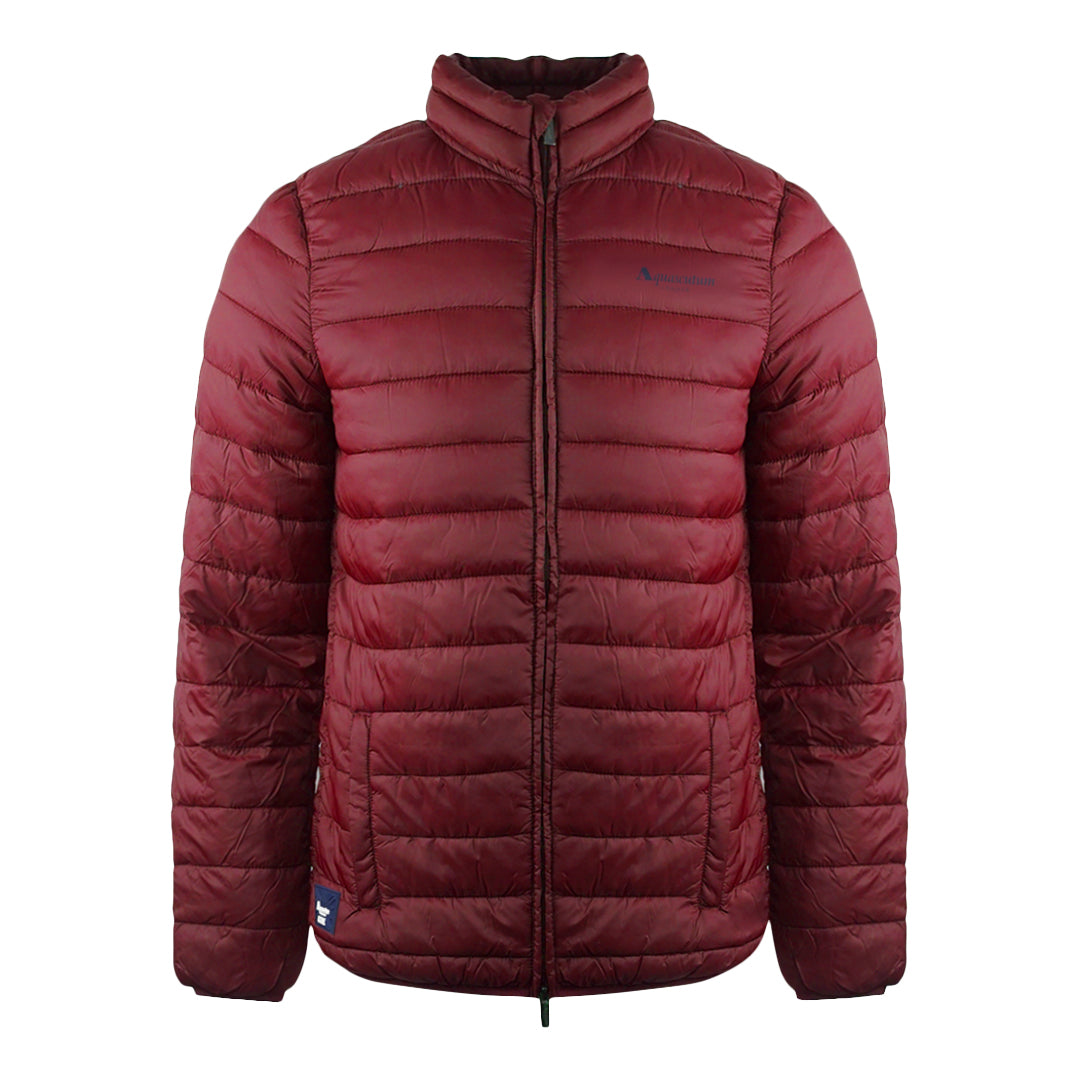 Aquascutum London Logo Bordeaux Red Active Jacket