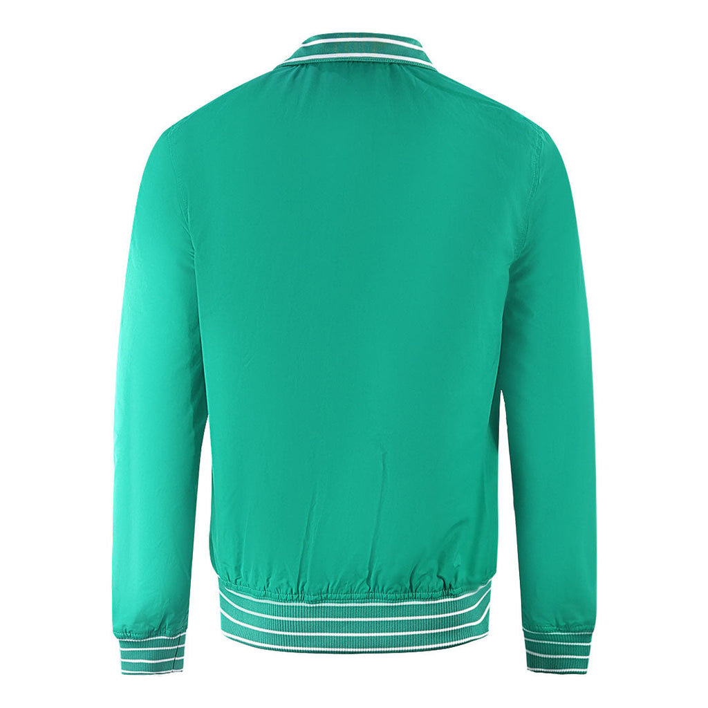 Lyle Scott Tipped Funnel Neck Aqua Salt Jacket