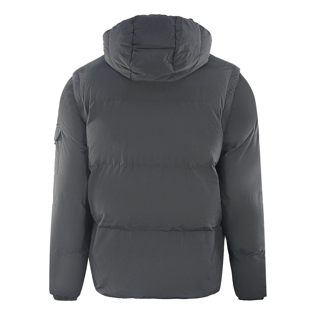 Lyle Scott 2 In 1 Ripstop Black Puffer Jacket