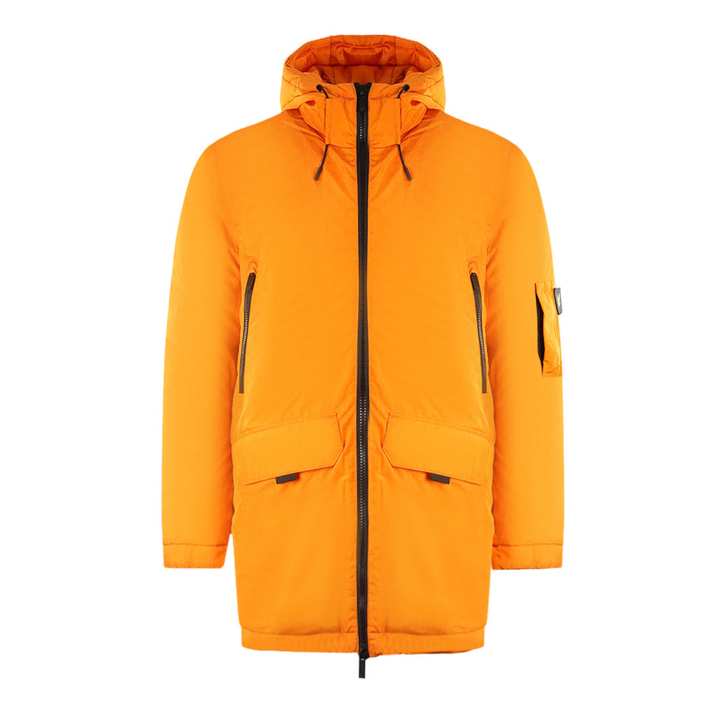 Lyle & Scott Zip Detail Orange Parka Jacket JK1325V W118