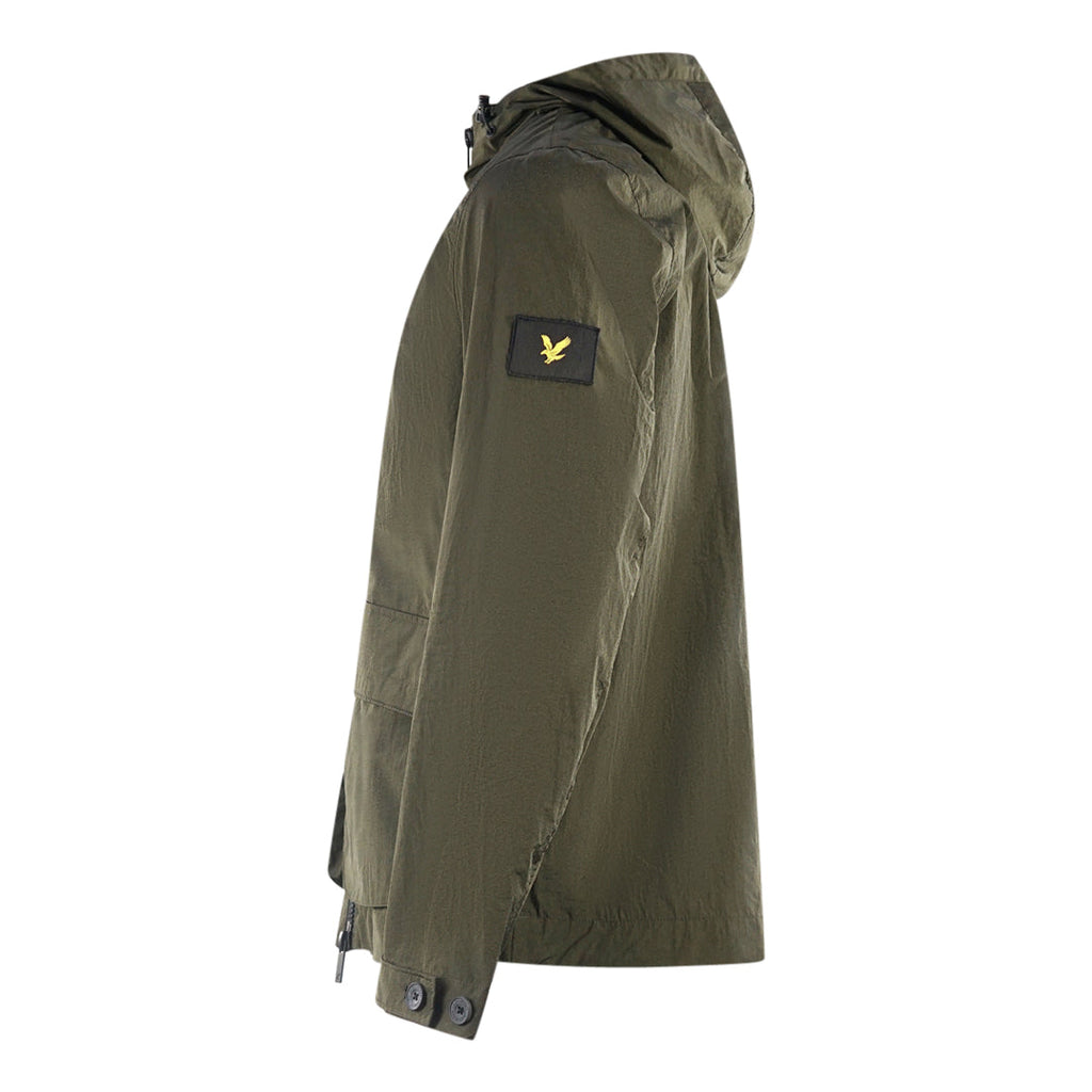 Lyle Scott Plain Hooded Green Jacket