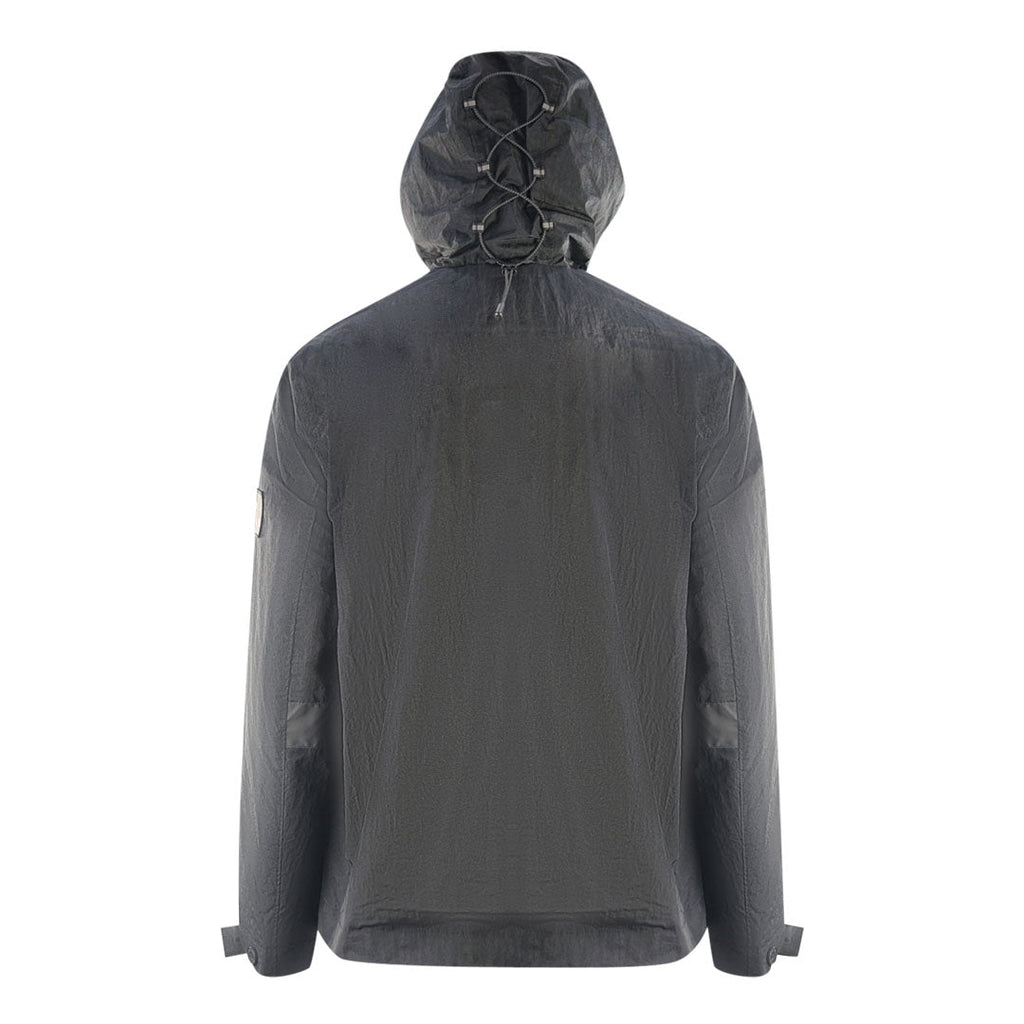 Lyle Scott Plain Hooded Black Jacket
