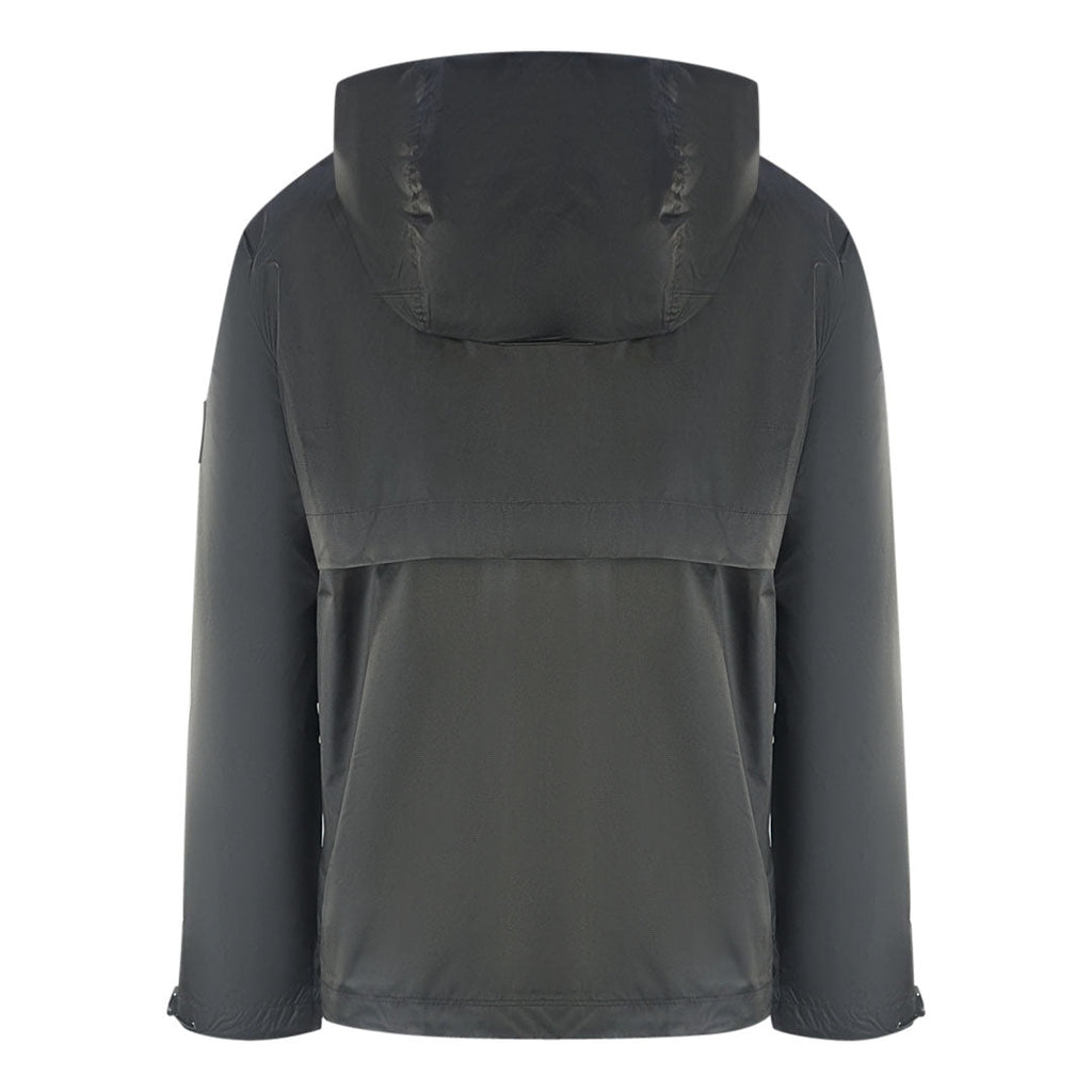 Lyle Scott Dual Zip Hooded Black Jacket