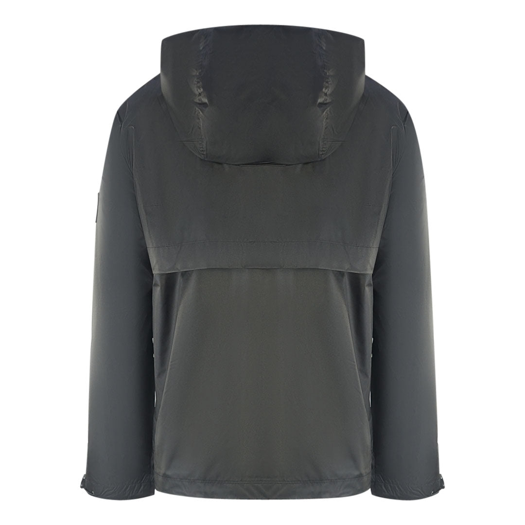 Lyle Scott Dual Zip Hooded Black Jacket