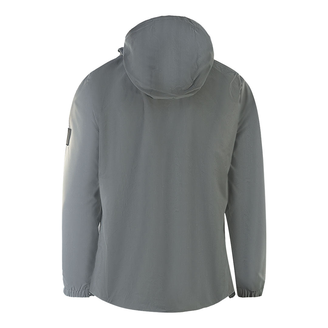 Lyle Scott Lightweight Reflective Grey Hooded Jacket