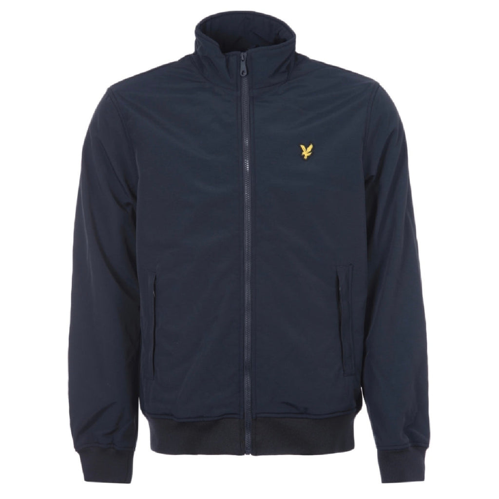Lyle Scott Fleece Lined Funnel Neck Navy Jacket