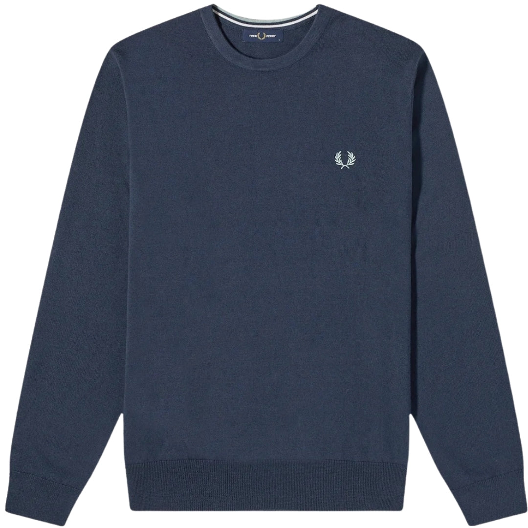 Fred Perry Classic V Neck Shaded Navy Blue Jumper
