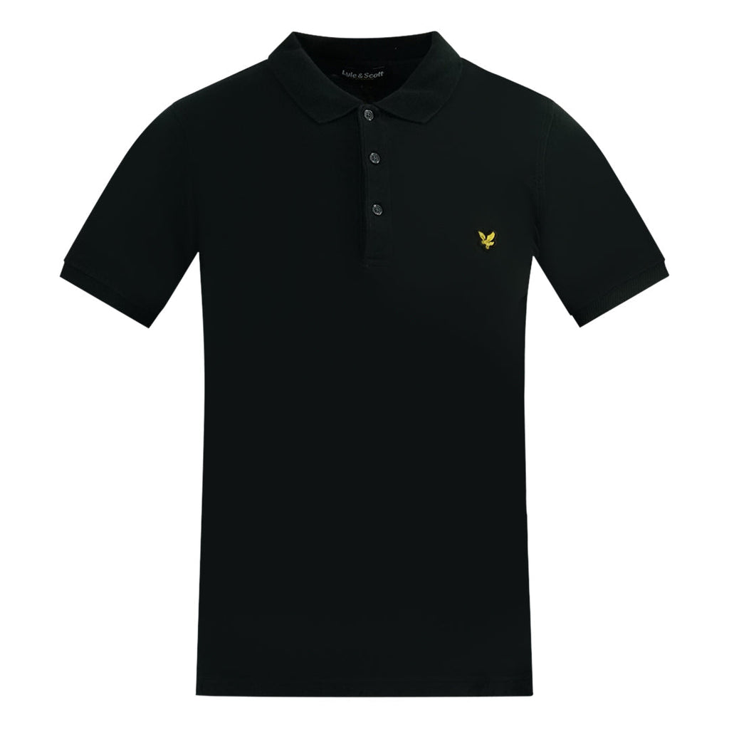 Lyle Scott Black Polo Shirt