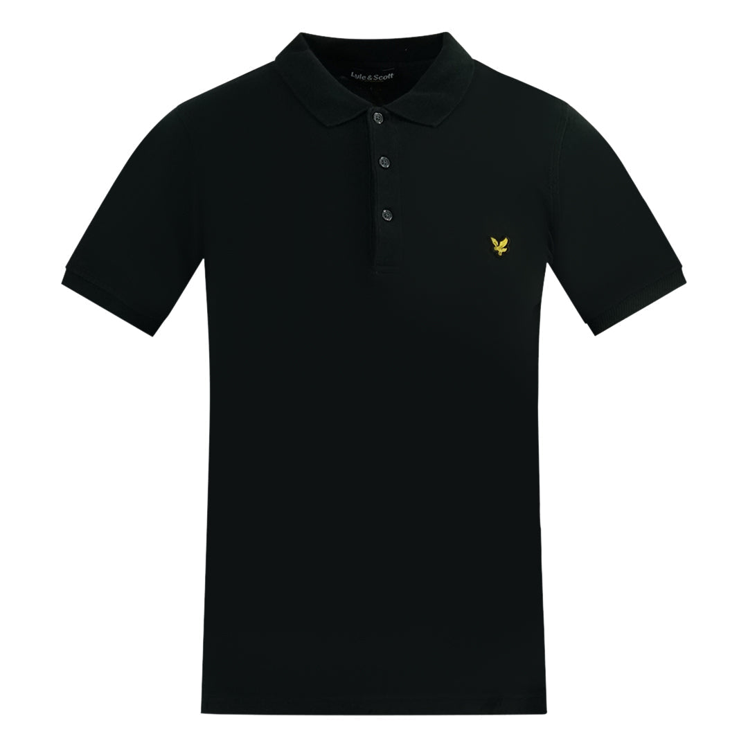 Lyle Scott Black Polo Shirt