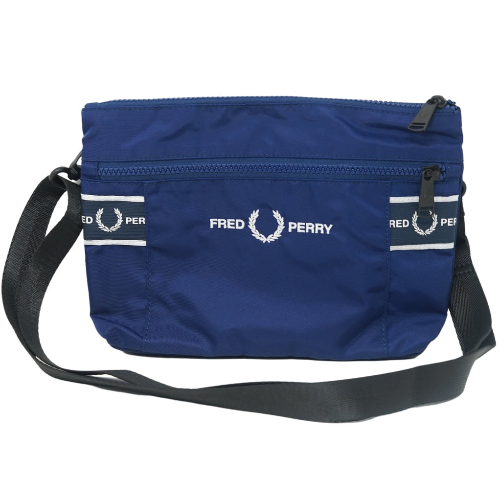 Fred Perry Graphic Tape French Navy Satchel L4229 143
