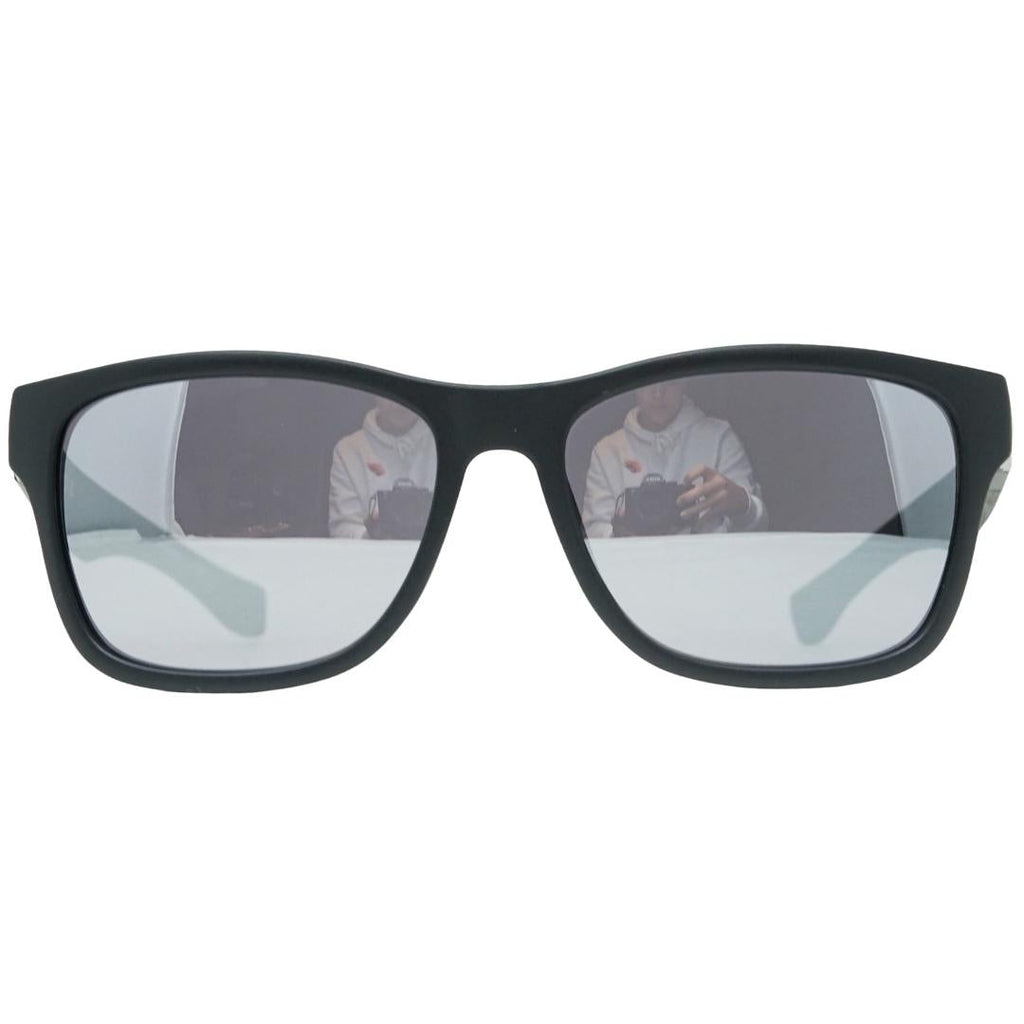 Lacoste Grey Lens Satin Black Sunglasses