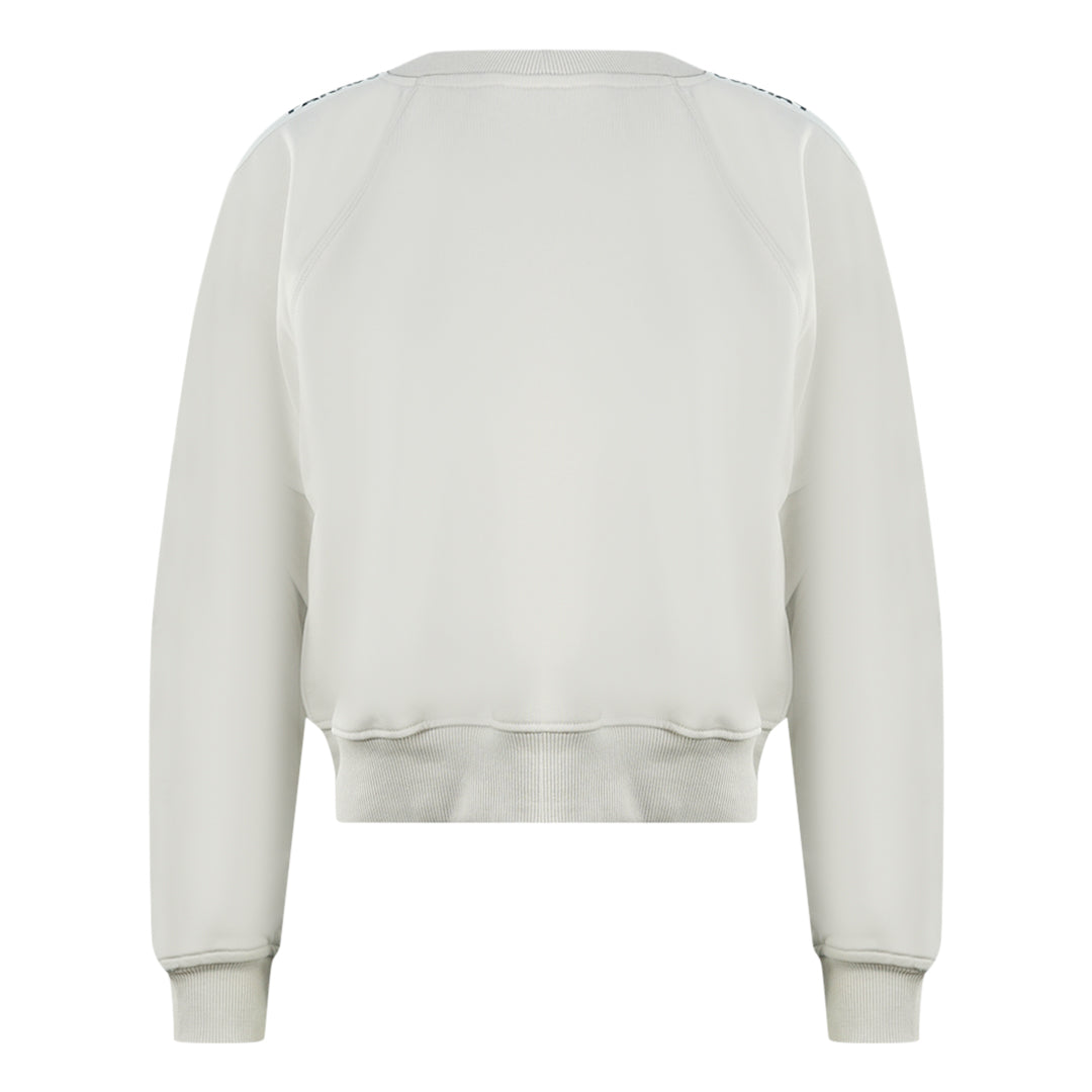 Parajumpers Lauk Brand Logo Taped Sleeve Birch Jumper