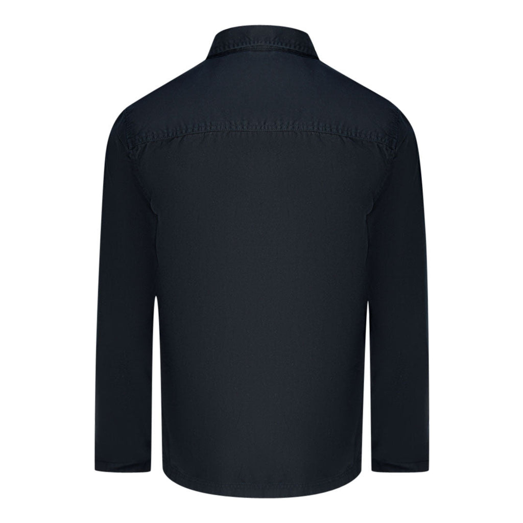 Lyle Scott Washed Drill Black Overshirt Jacket