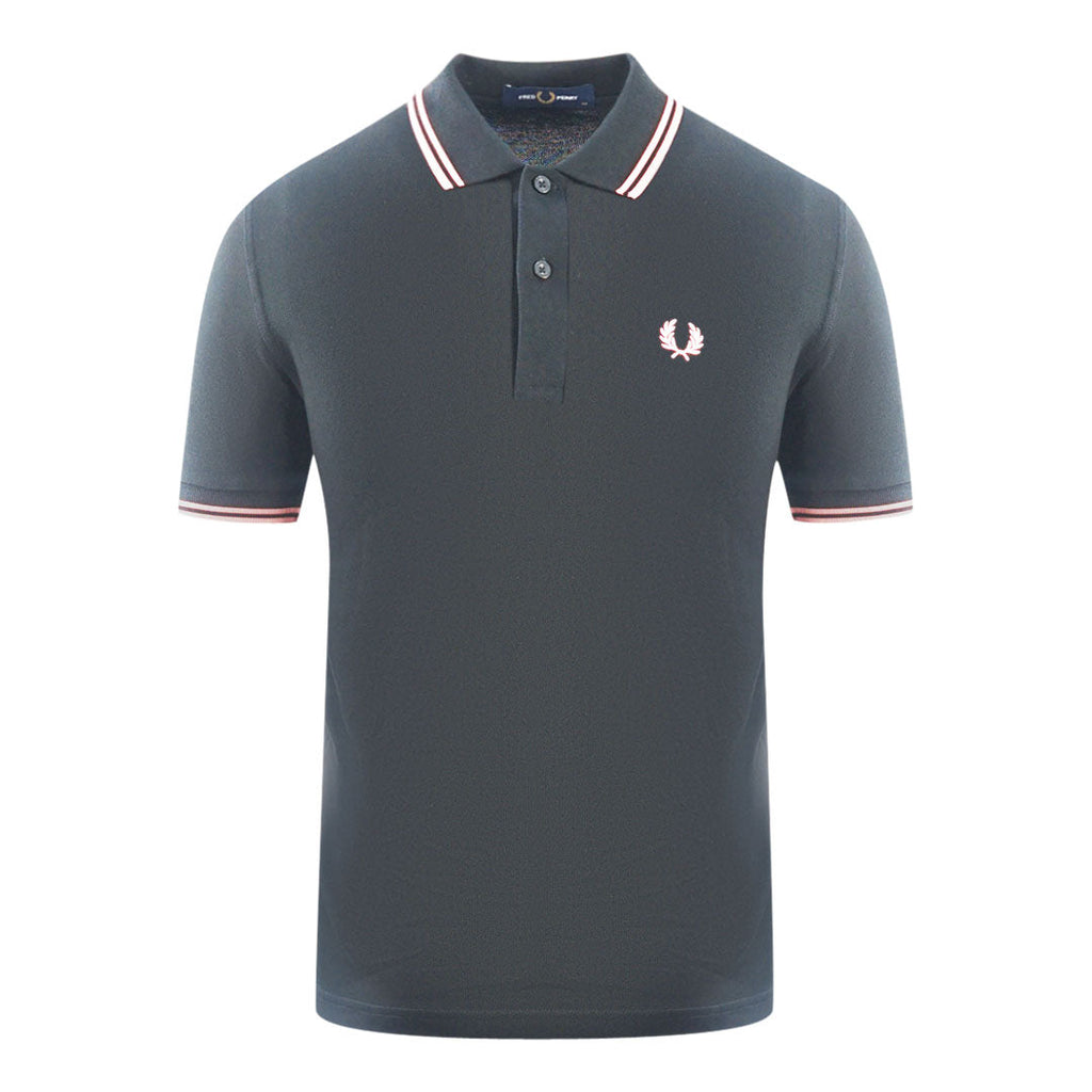 Fred Perry Twin Tipped M3600 P75 Black Polo Shirt M3600 P75
