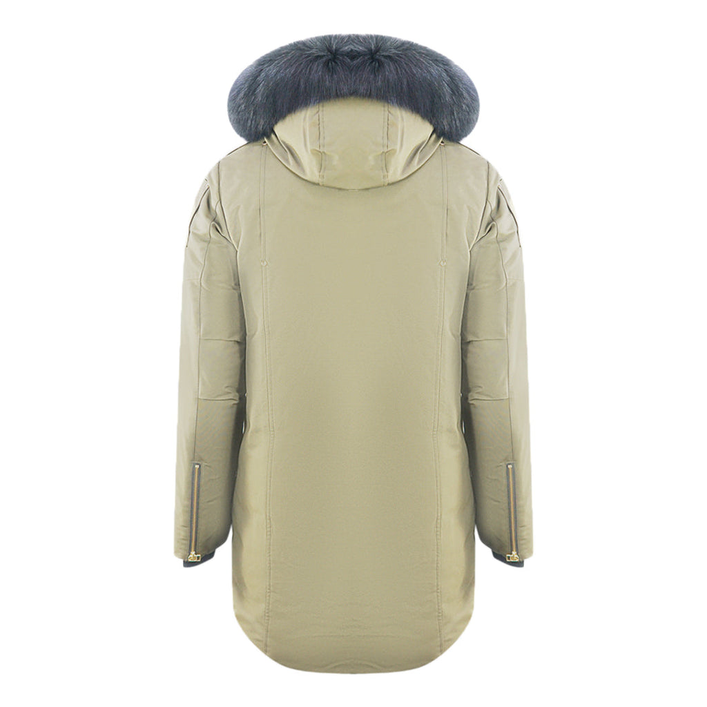 Moose Knuckles Stage Lake Black Trim Green Parka Down Jacket