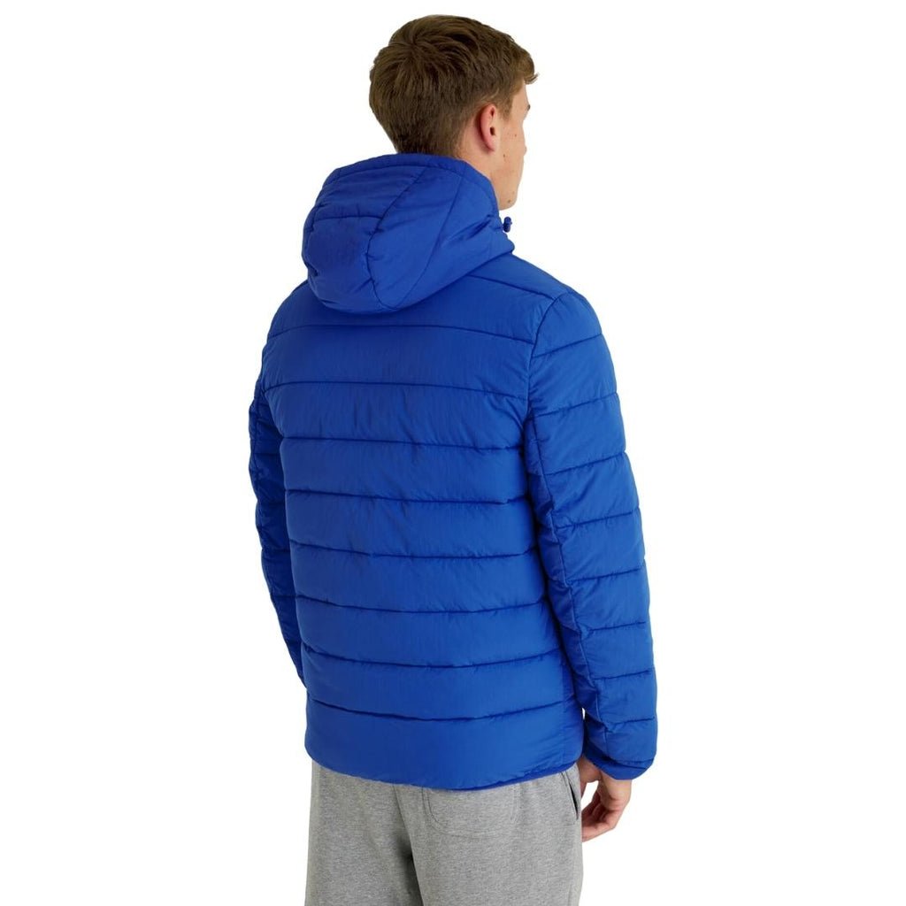 Lyle & Scott Branded Bright Blue Hooded Puffer Jacket JK1546V W489