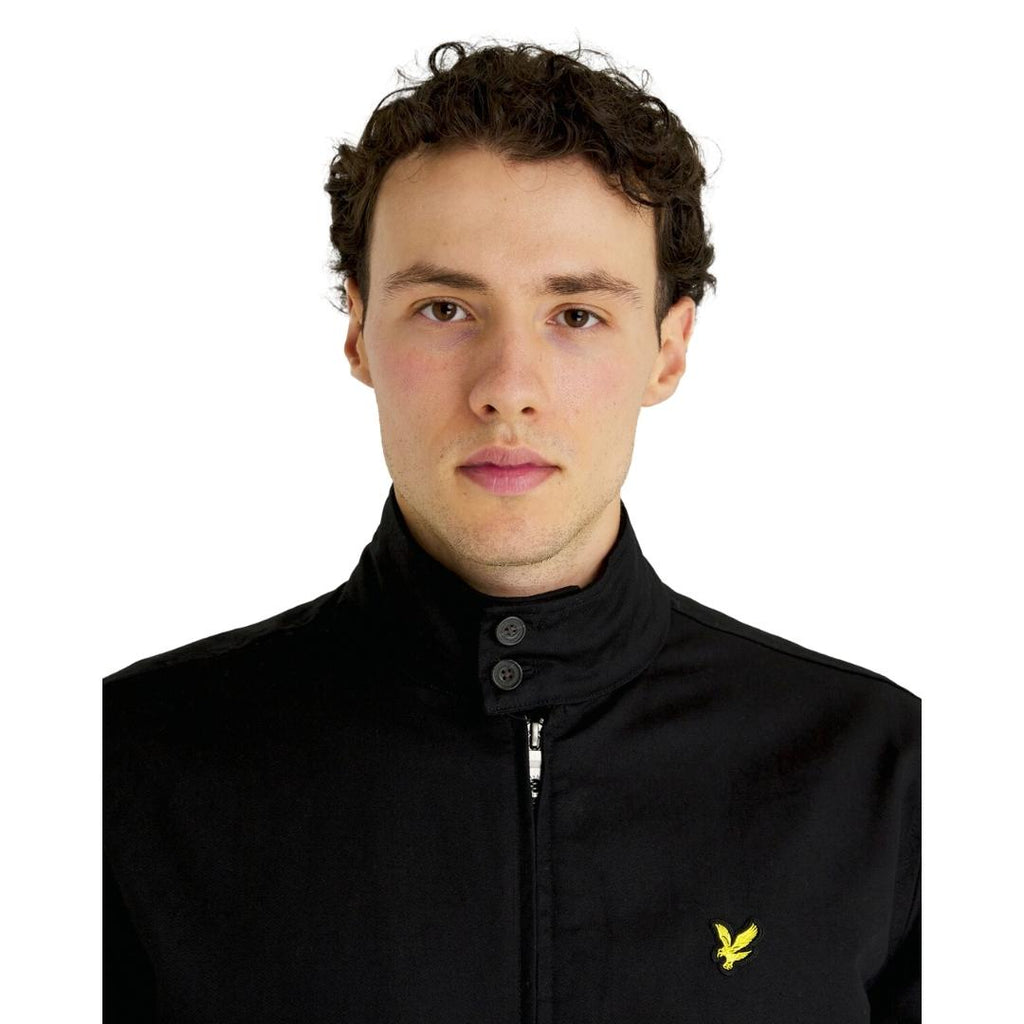 Lyle & Scott Branded Black Short Zip-Up Jacket JK462VC Z865