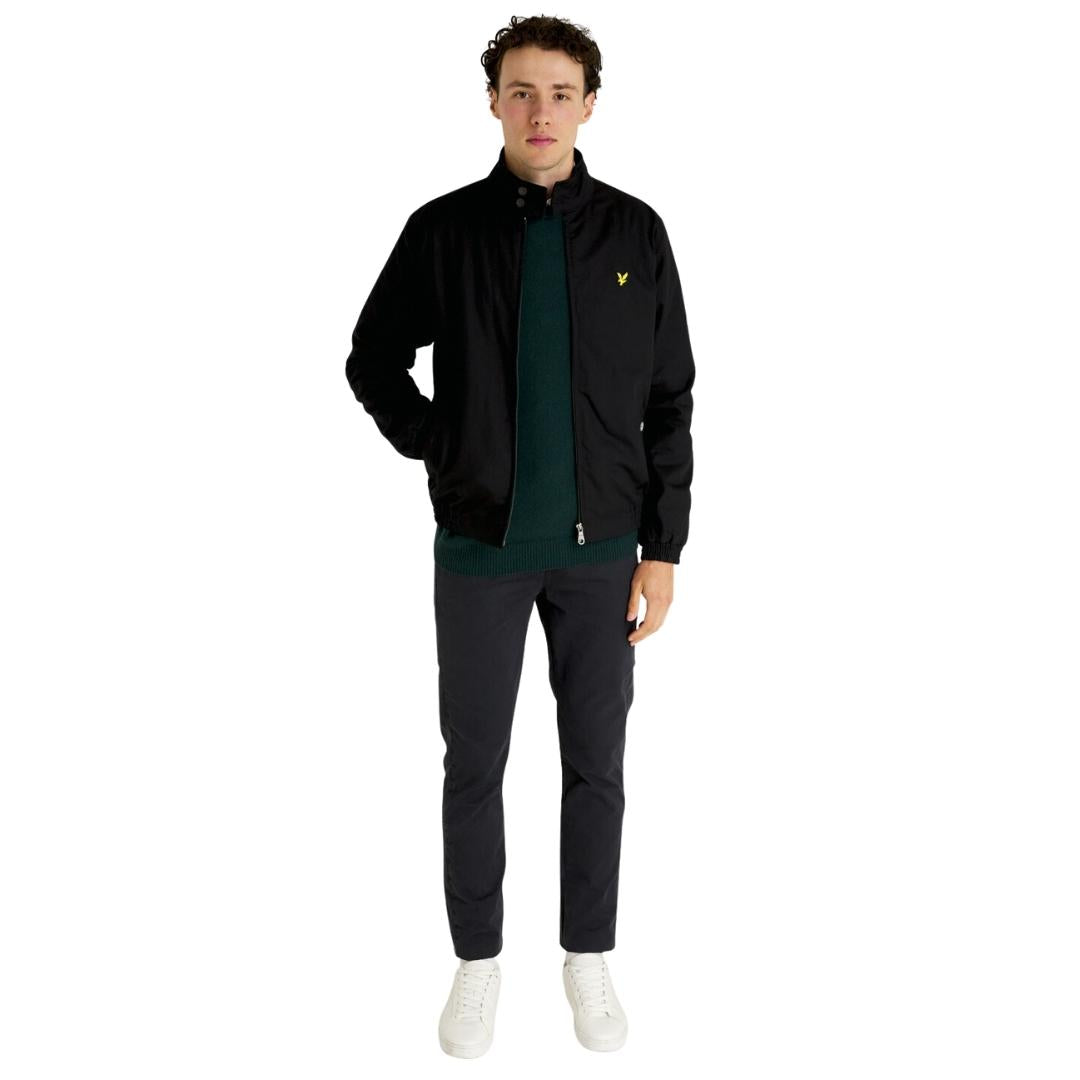 Lyle Scott Crew Neck Lambswool Dark Green Blend Jumper