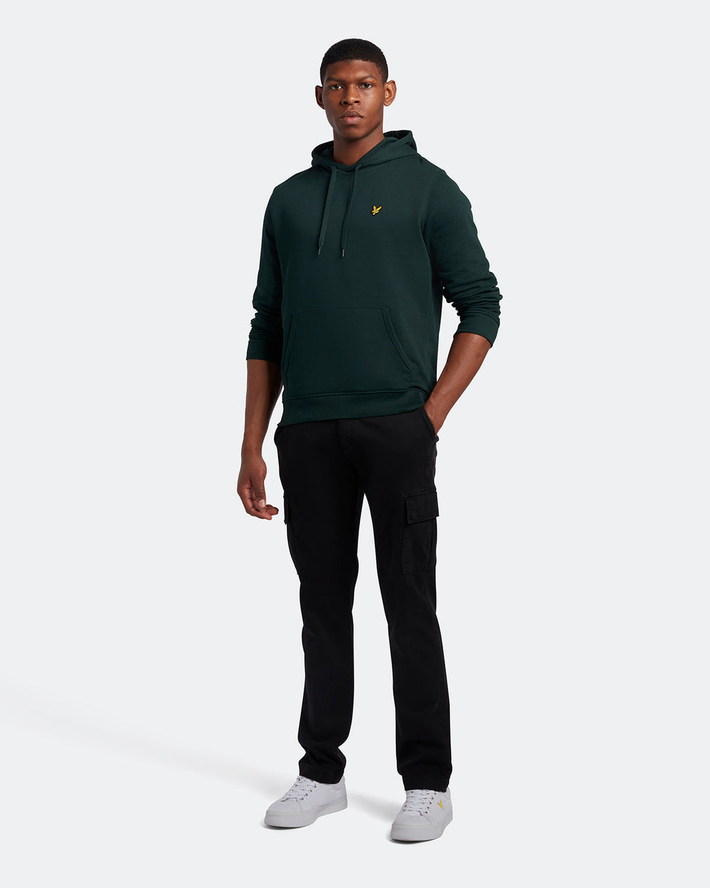 Copy Of Lyle Scott Branded Navy Blue Hooded Parka Jacket