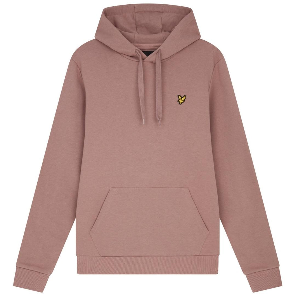 Lyle Scott Branded Hutton Pink Pull Over Hoodie