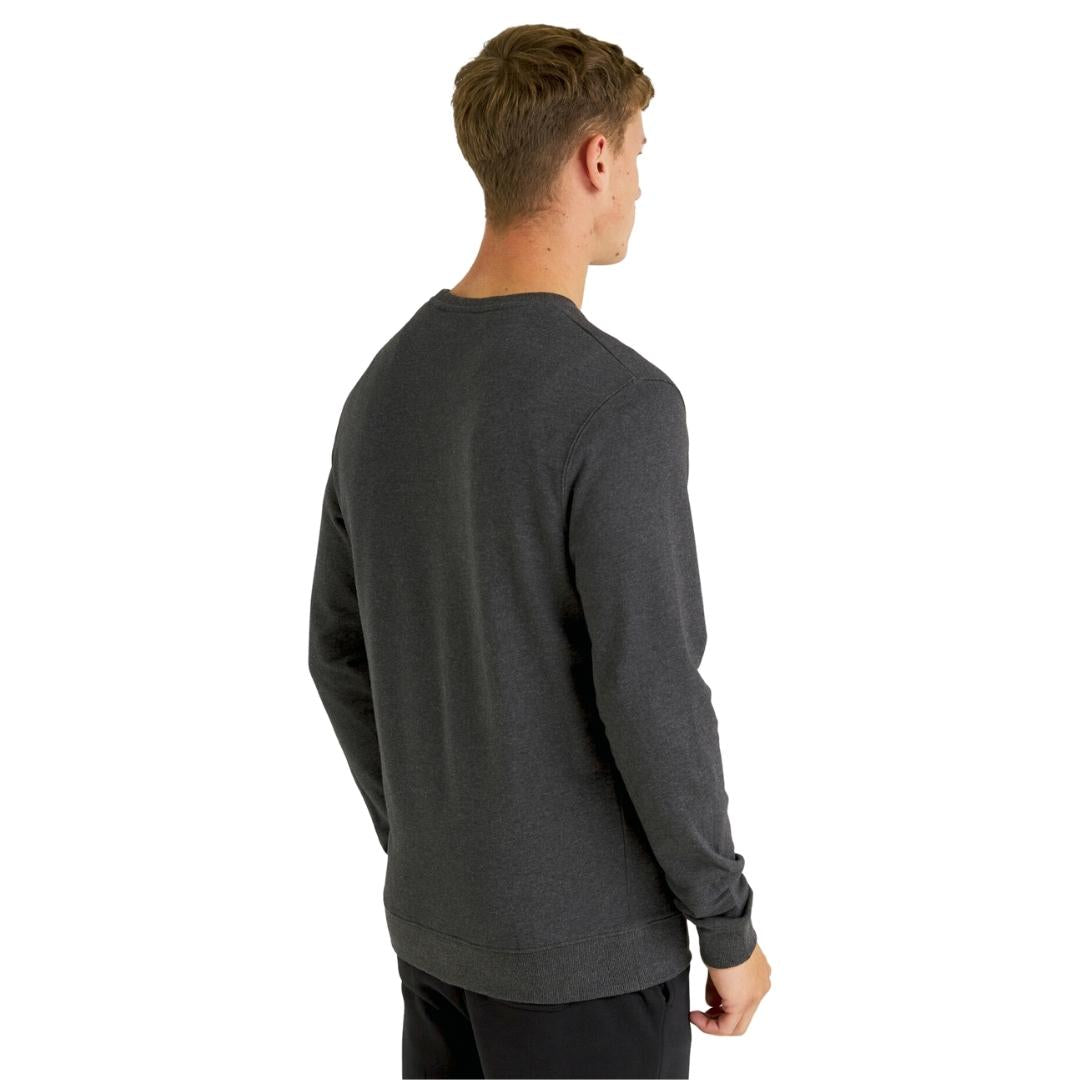 Lyle Scott Branded Charcoal Marl Pull Over Jumper