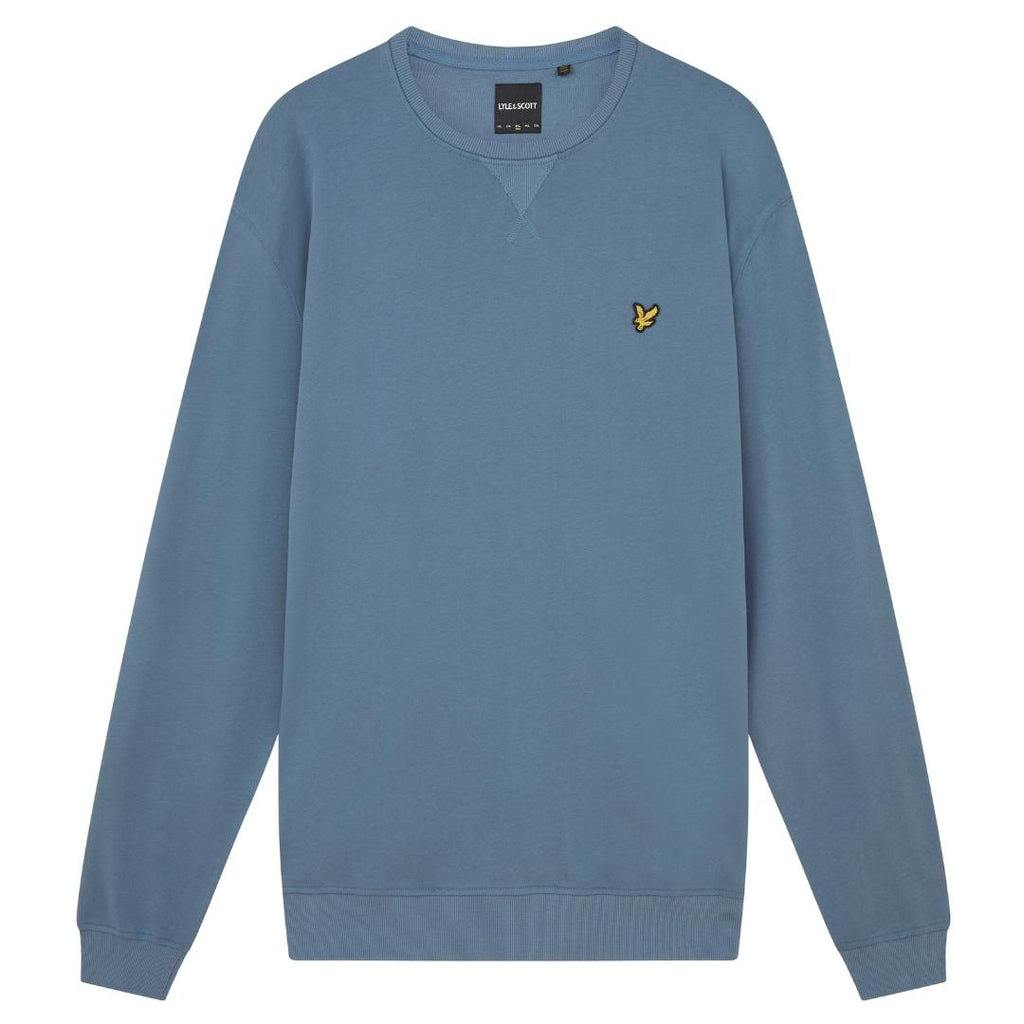 Lyle Scott Branded Slate Blue Pull Over Jumper