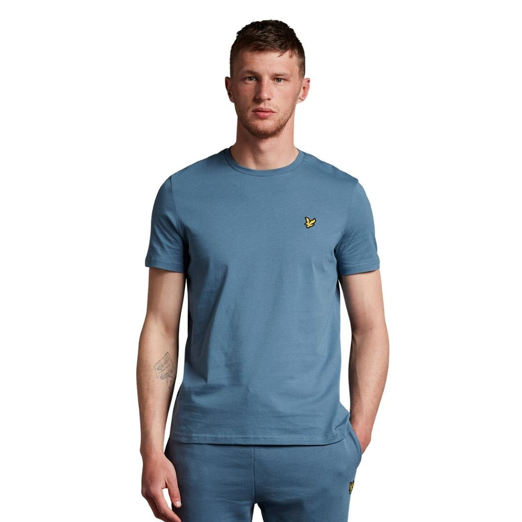 Lyle Scott Branded Slate Blue Pull Over Jumper