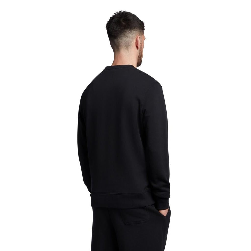 Lyle Scott Branded Black Pull Over Jumper