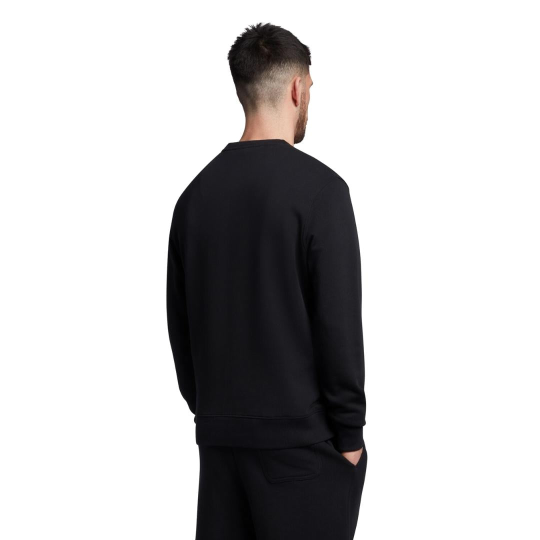 Lyle Scott Branded Black Pull Over Jumper