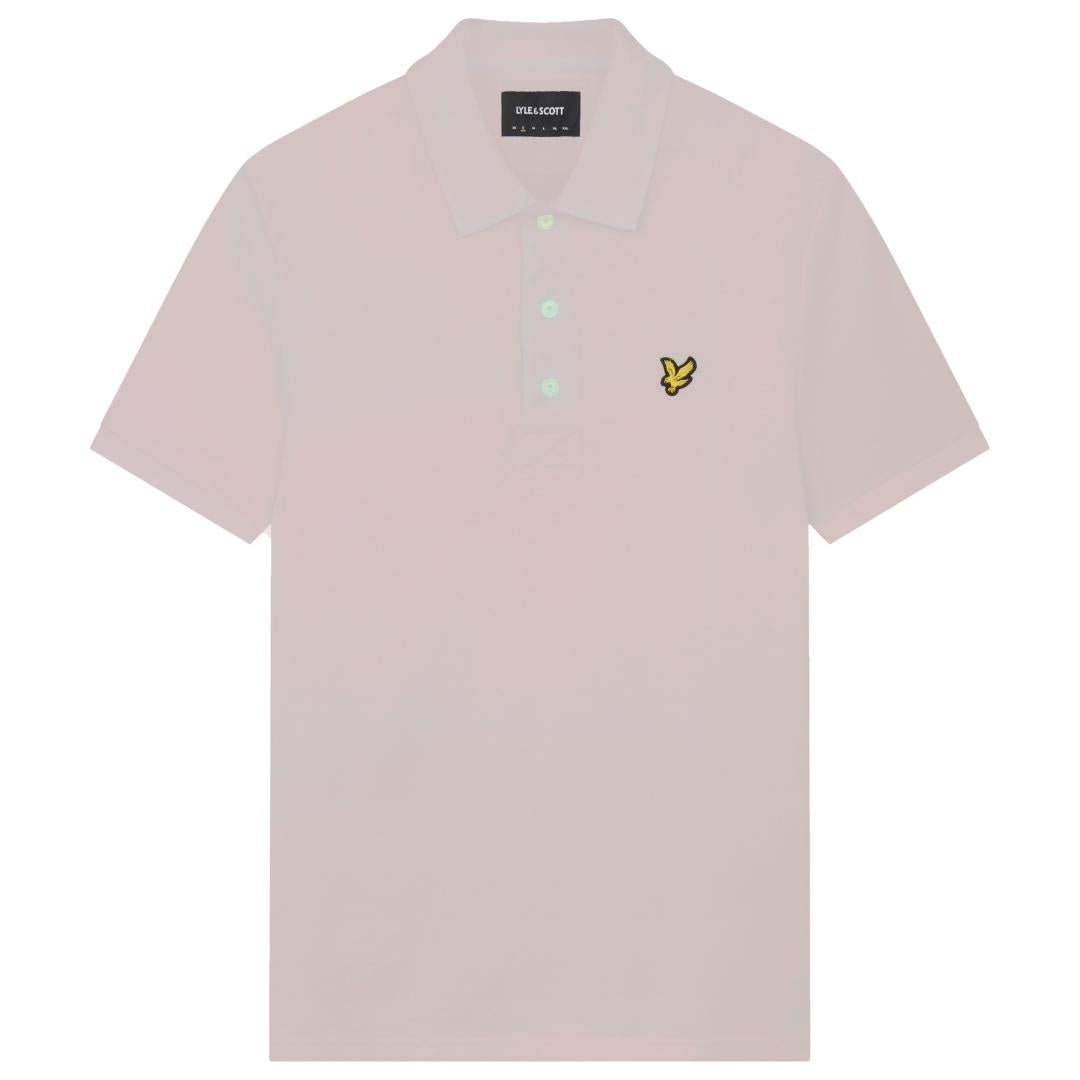 Lyle & Scott Branded Chest Logo Mauve Dusk Polo Shirt SP400VOG W785