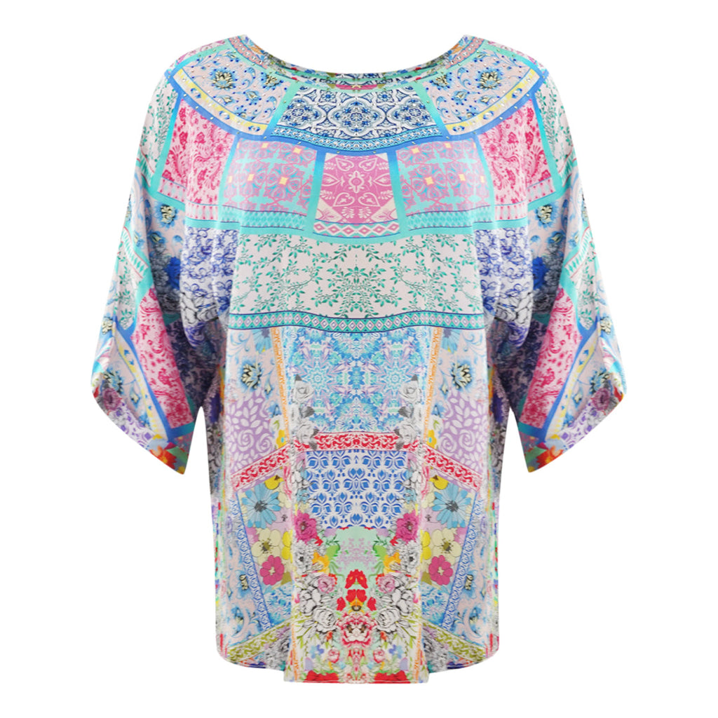 Inoa Martinique 12004 Multicoloured Silk Fish Top Martinique 12004 Fish Top