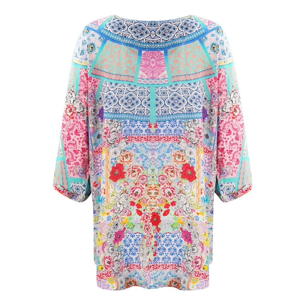 Inoa Martinique 12004 Multicoloured Silk Fish Top Martinique 12004 Fish Top