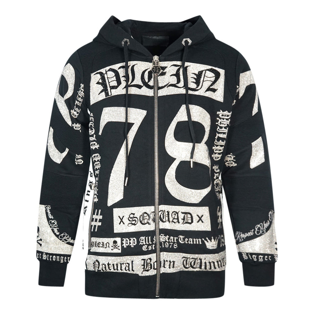 Philipp Plein My Shadows Black Hoodie MJO003902MyShadow