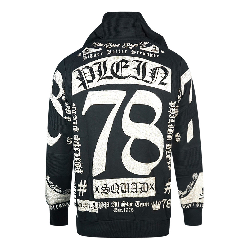 Philipp Plein My Shadows Black Hoodie MJO003902MyShadow