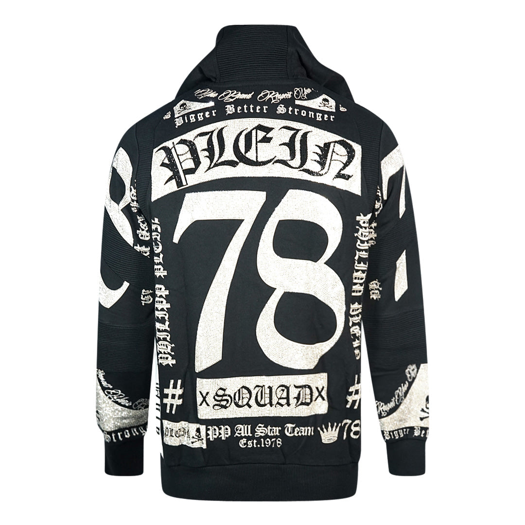 Philipp Plein My Shadows Black Hoodie MJO003902MyShadow