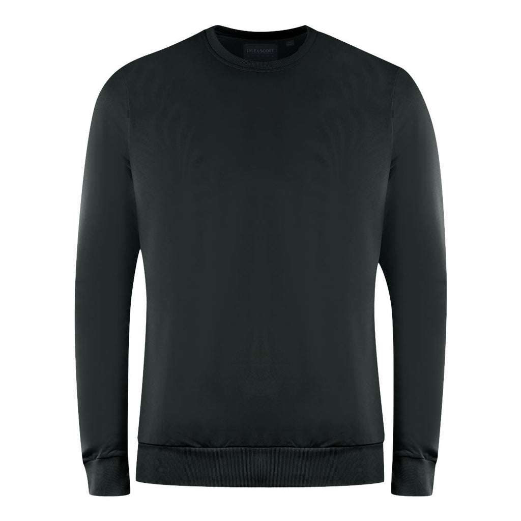 Lyle Scott Golf Tech Crew Neck Black Jumper