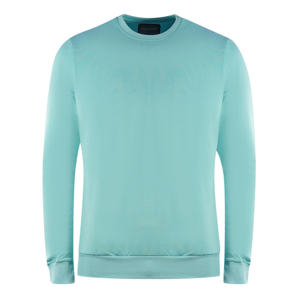 Lyle Scott Golf Tech Crew Neck Pale Marine Jumper