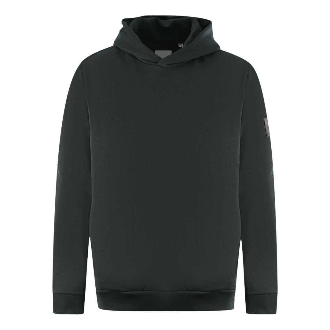 Lyle Scott Plain Black Pull Over Hoodie