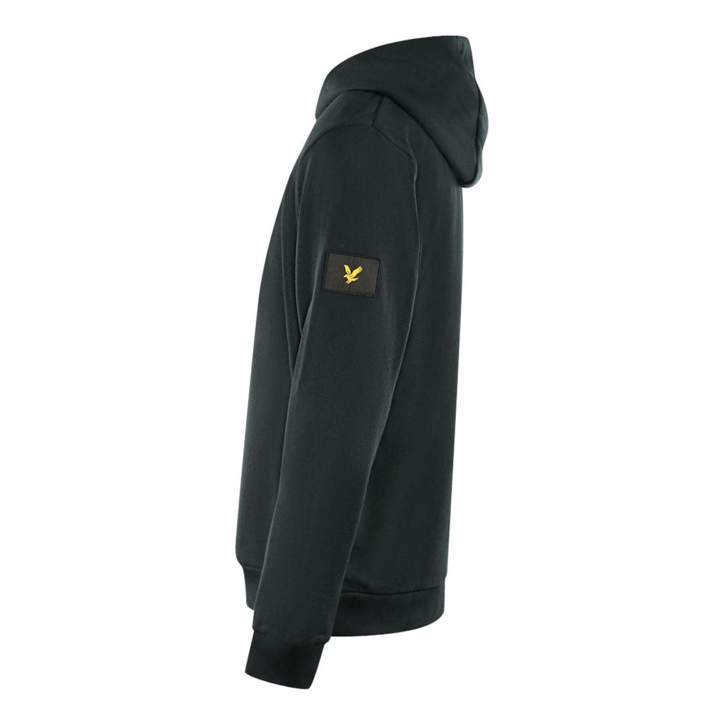 Lyle Scott Plain Black Pull Over Hoodie