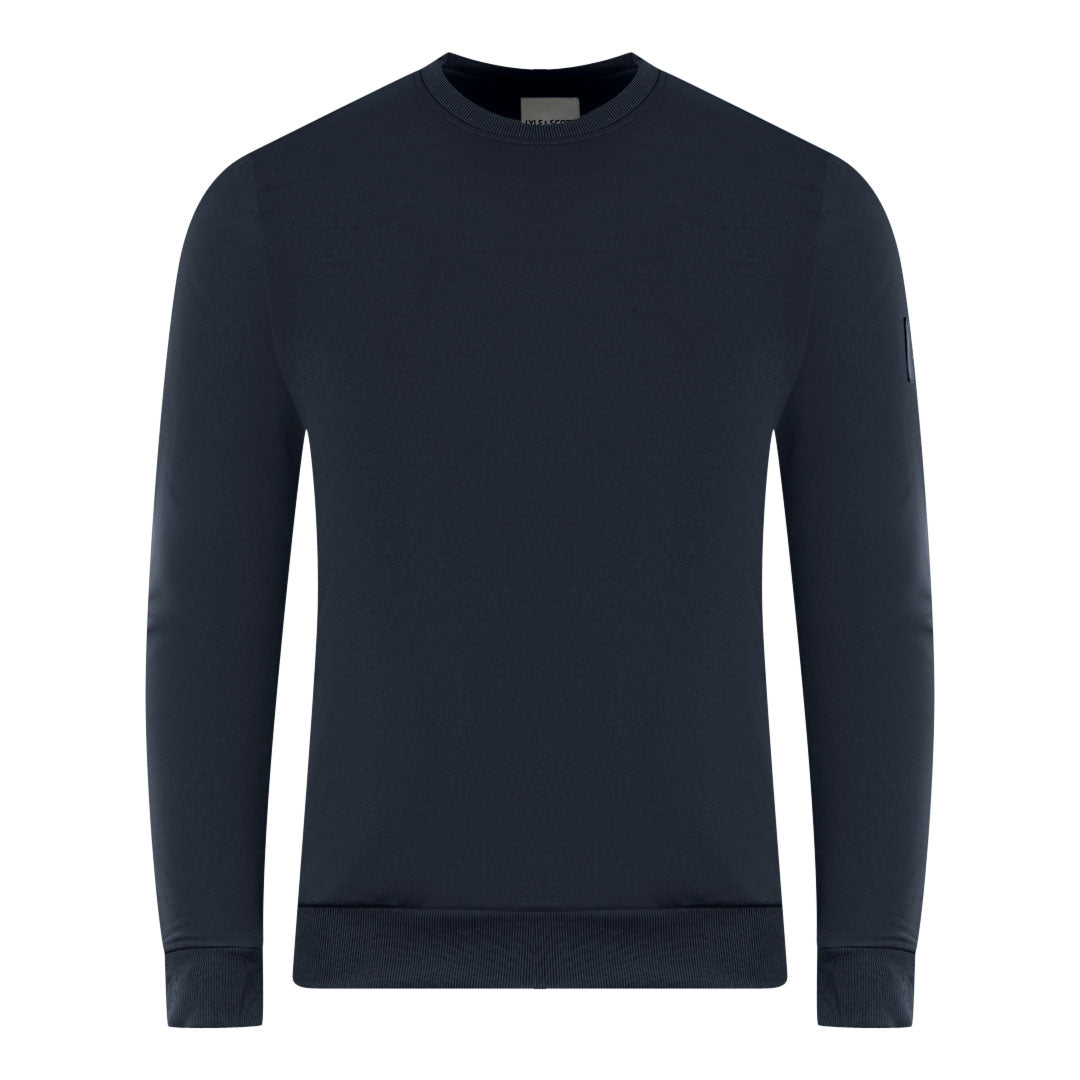Lyle Scott Dark Navy Plain Jumper
